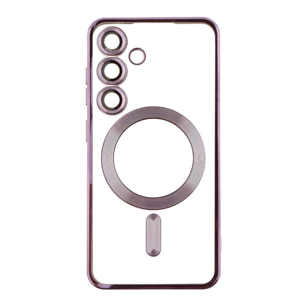Накладка SHINING Camera MagSafe для Samsung S24 Dark violet-0
