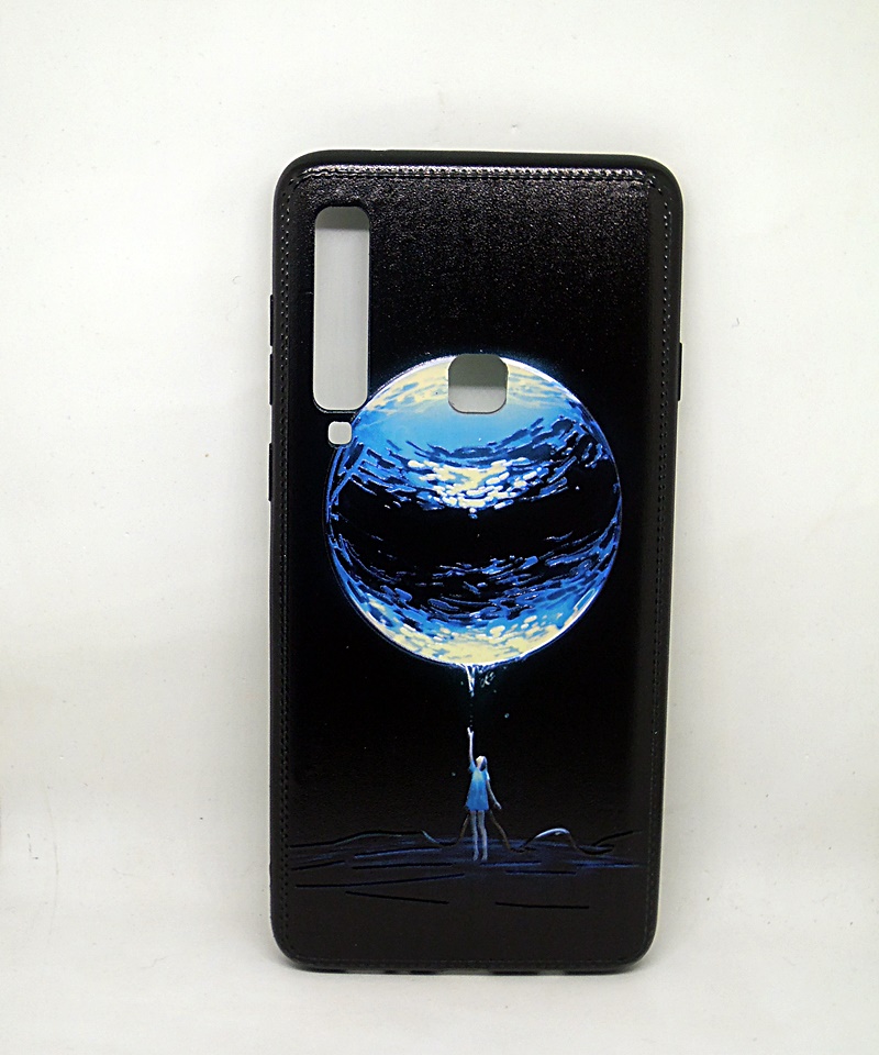 Накладка NIGHT CASE для Samsung A9 (2018)/A920 "Дівчинка і планета" (світиться)-0