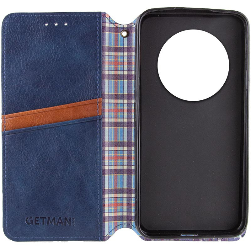 Книжка GETMAN Cubic для Xiaomi Redmi 14C синя-1