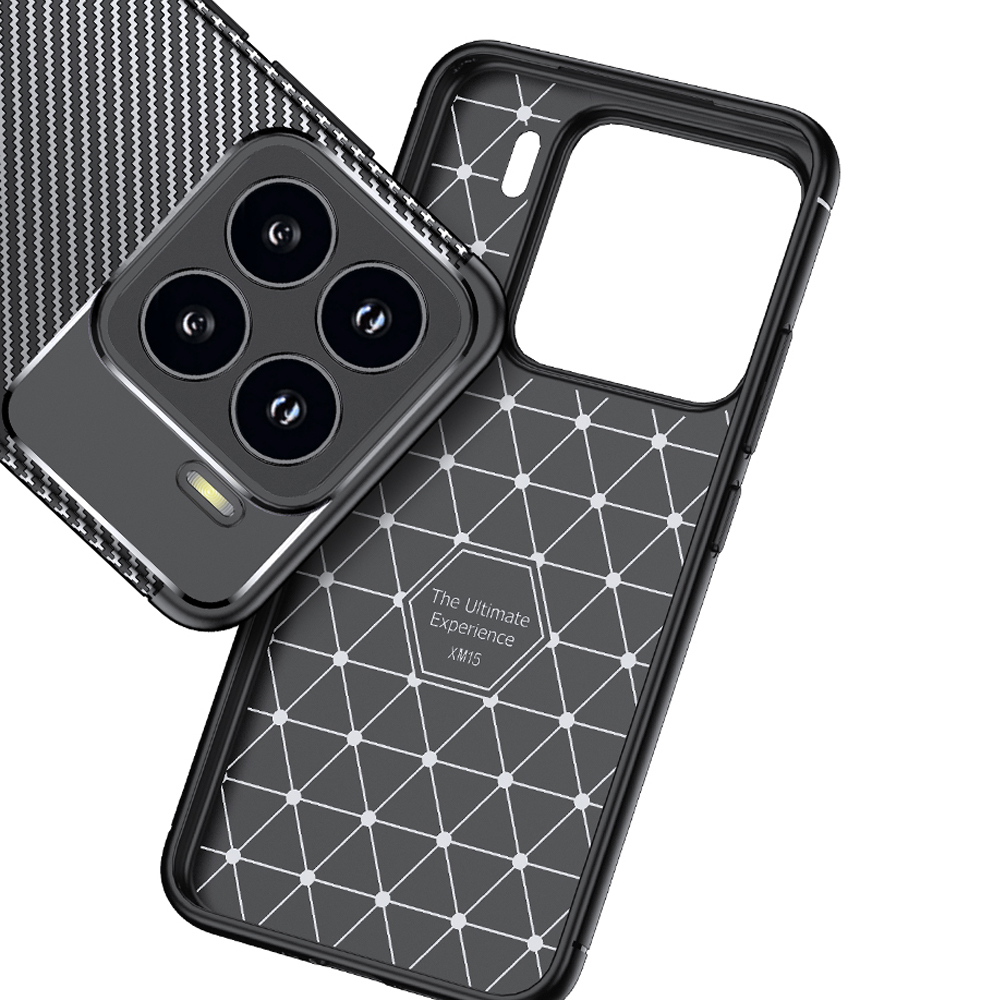 Чохол Ultimate Experience Carbon для Xiaomi 15 чорна-1