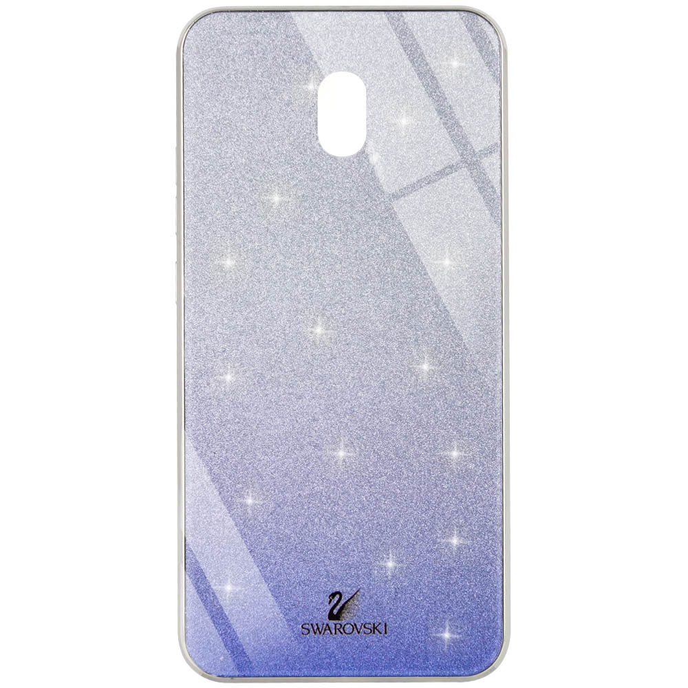 Накладка Glass SW для Xiaomi Redmi 8A  Синя-0