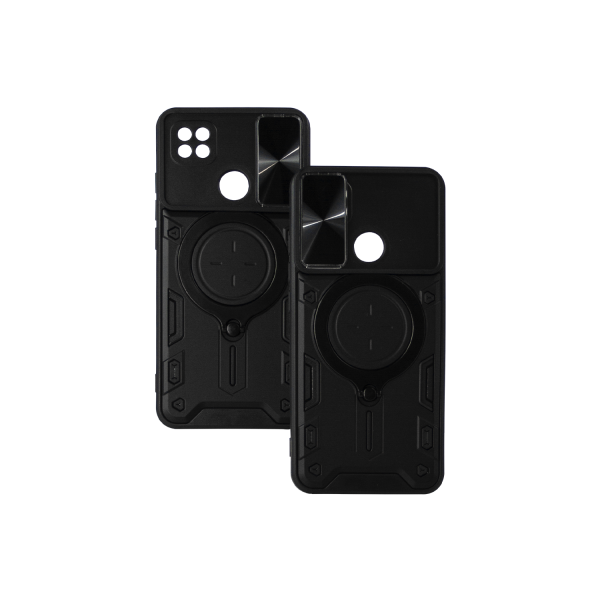 Накладка Protective Stand Case для Xiaomi Redmi 9C/10A/Poco C3 (Black)-0